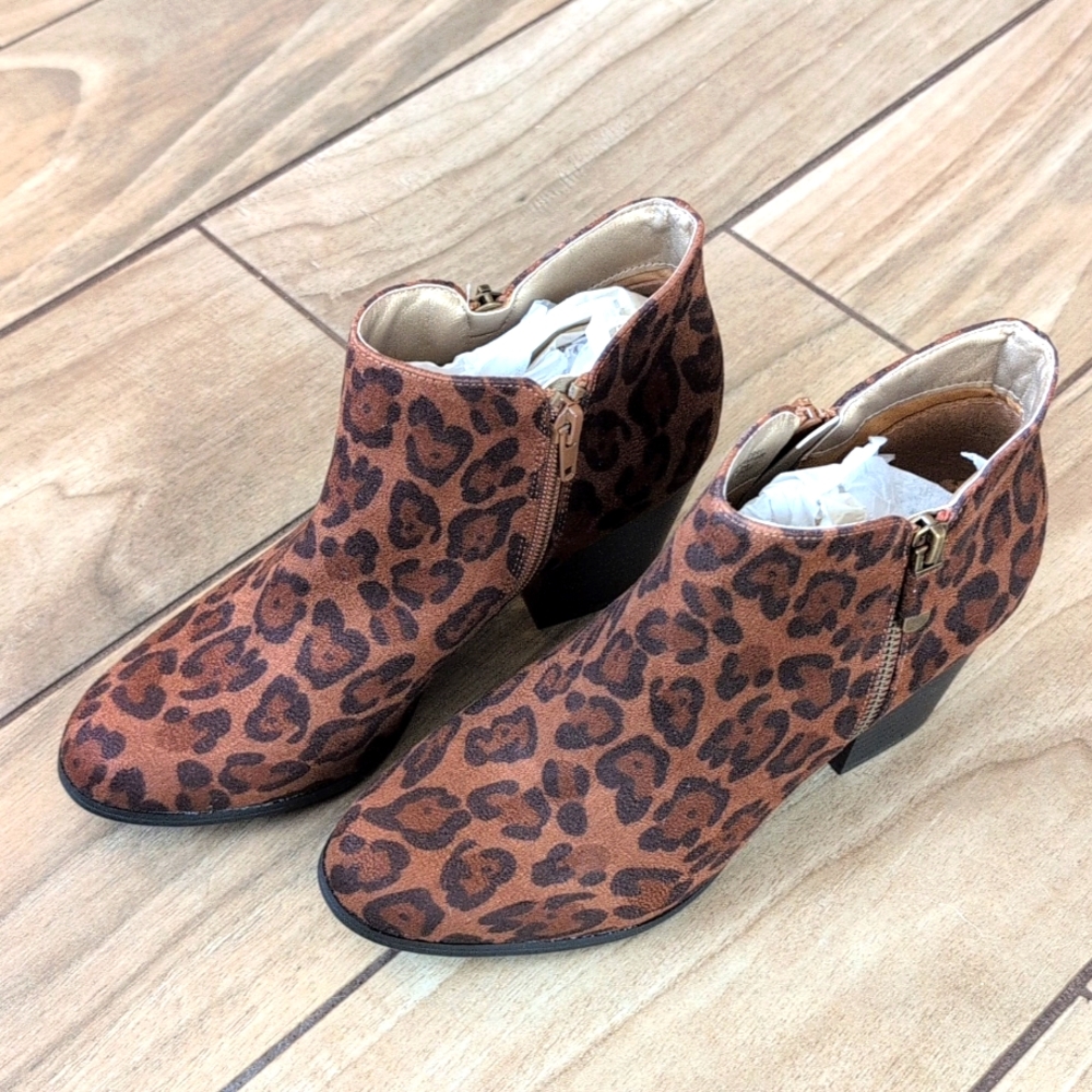 Style & Co Animal print Booties